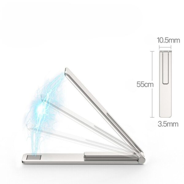 一字型手機支架 薄型 3.5 mm 橫豎二用：圖片 4