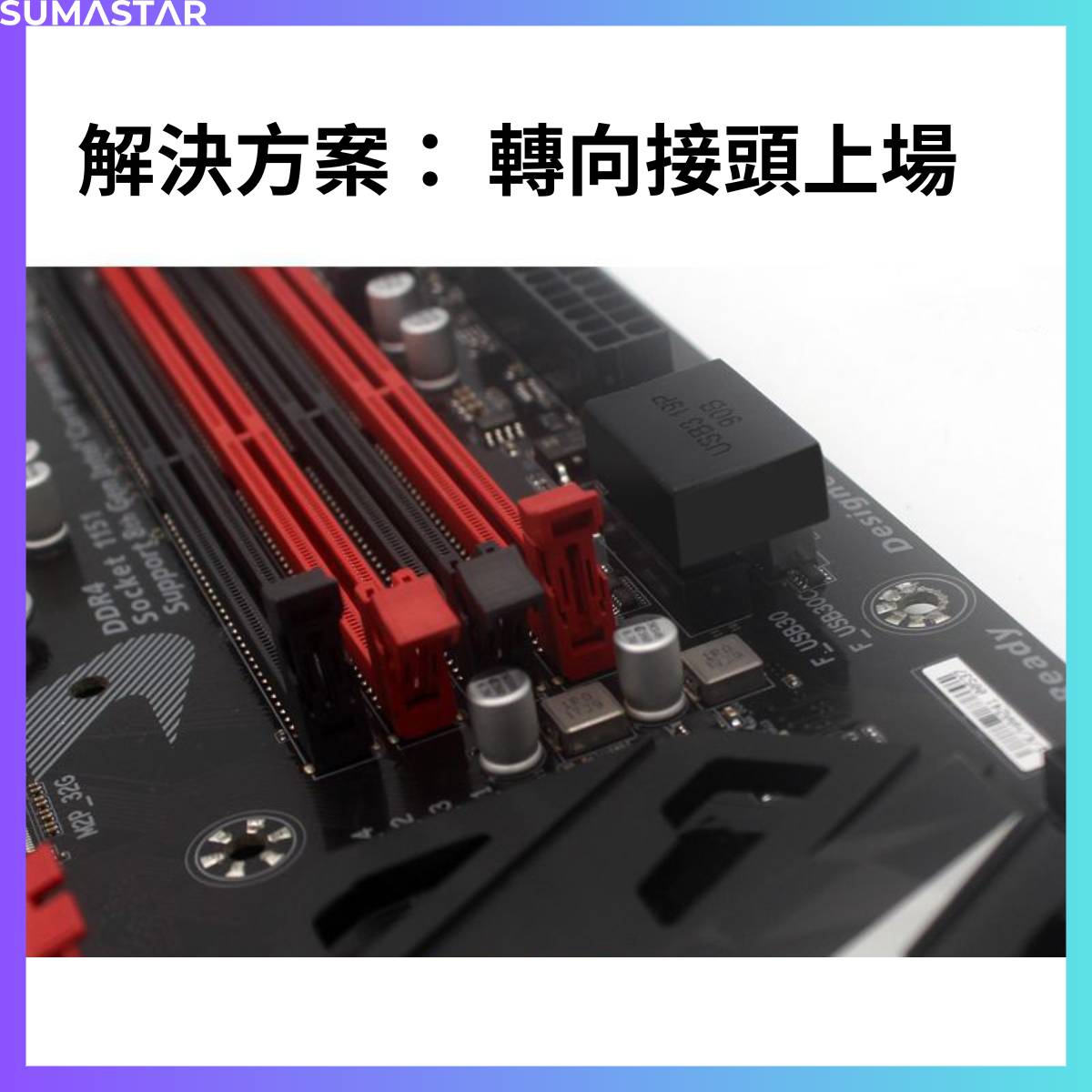 USB3.0 主機板插座轉向頭 PC012 6