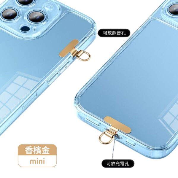 靜音孔 吊飾用迷你手機夾片：圖片 3